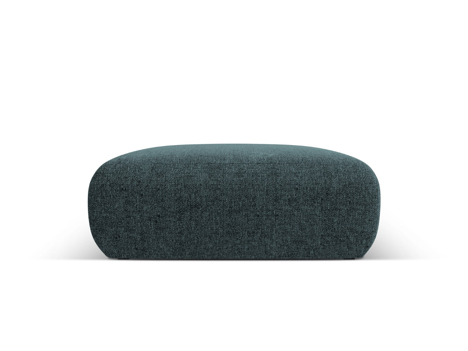 Cosmopolitan Design - Pouf "Nolio" 2 posti in ciniglia petrolio 