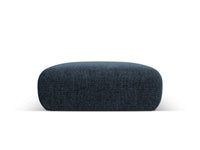 Cosmopolitan Design - Pouf "Nolio" 2 posti in ciniglia blu reale 