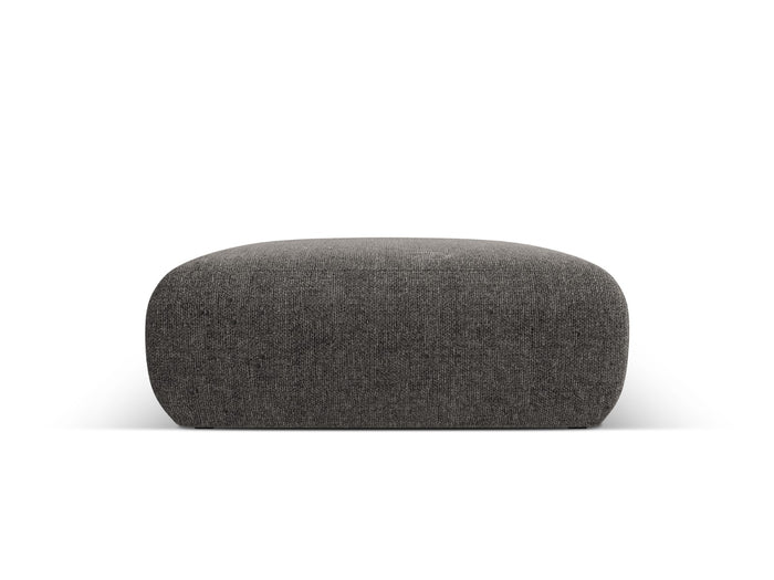 Cosmopolitan Design - Pouf "Nolio" 2 posti in ciniglia grigio 
