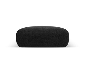 Cosmopolitan Design - Pouf "Nolio" 2 posti in ciniglia nero 