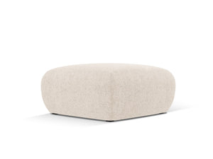 Cosmopolitan Design - Pouf "Nolio" in ciniglia beige chiaro 