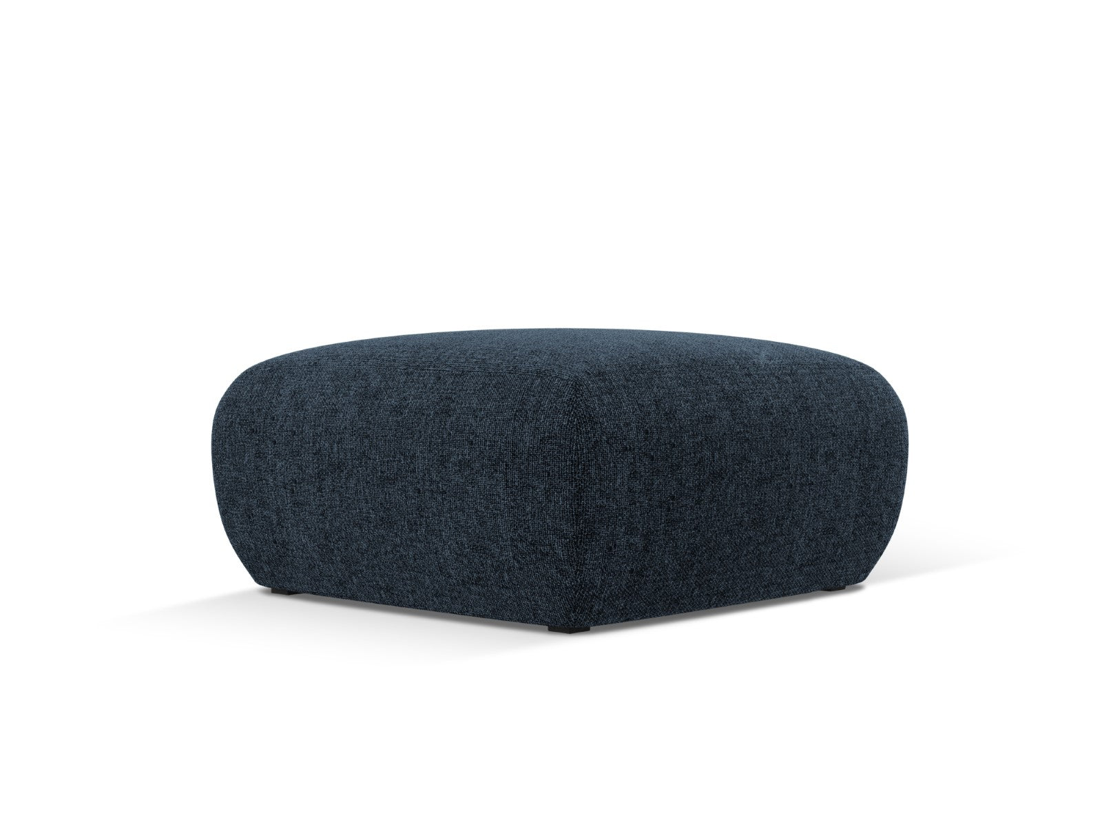 Cosmopolitan Design - Pouf "Nolio" in ciniglia blu reale 