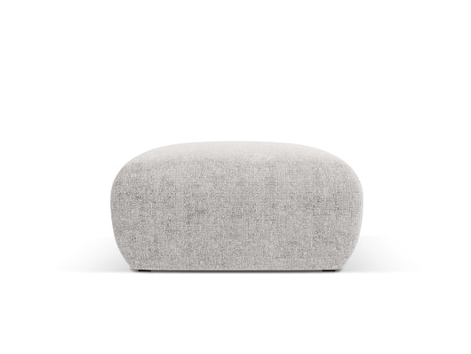 Cosmopolitan Design - Pouf "Nolio" in ciniglia grigio chiaro 