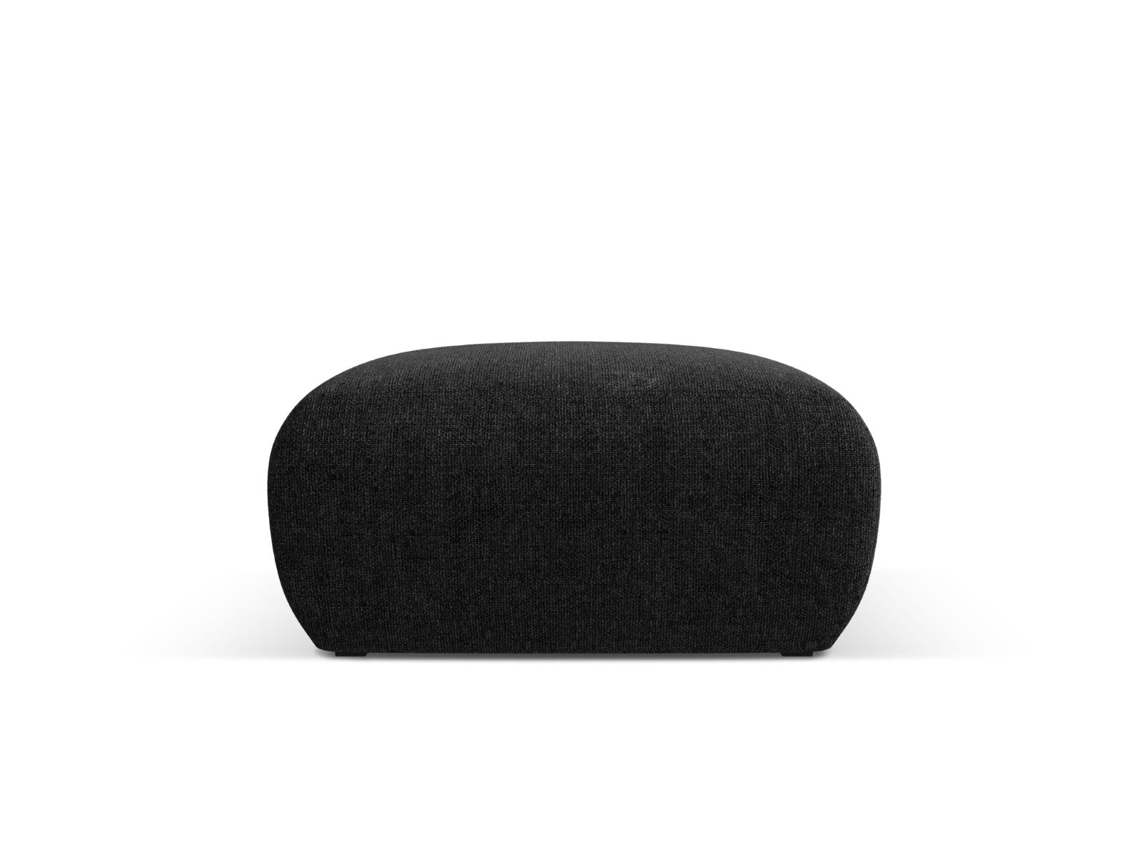 Cosmopolitan Design - Pouf "Nolio" in ciniglia nero 