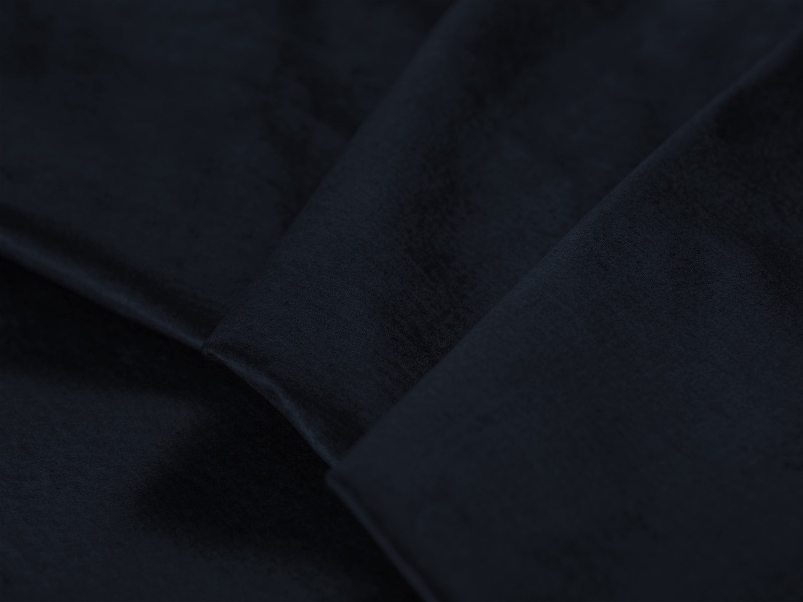 Cosmopolitan Design - Divano convertibile angolare destro con contenitore "Clinton" 5 posti in velluto blu scuro 