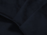 Cosmopolitan Design - Divano convertibile angolare destro con contenitore "Clinton" 5 posti in velluto blu scuro 