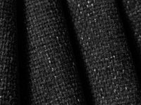 Cosmopolitan Design - Divano angolare destro "Tulum" 4 posti in ciniglia nero 