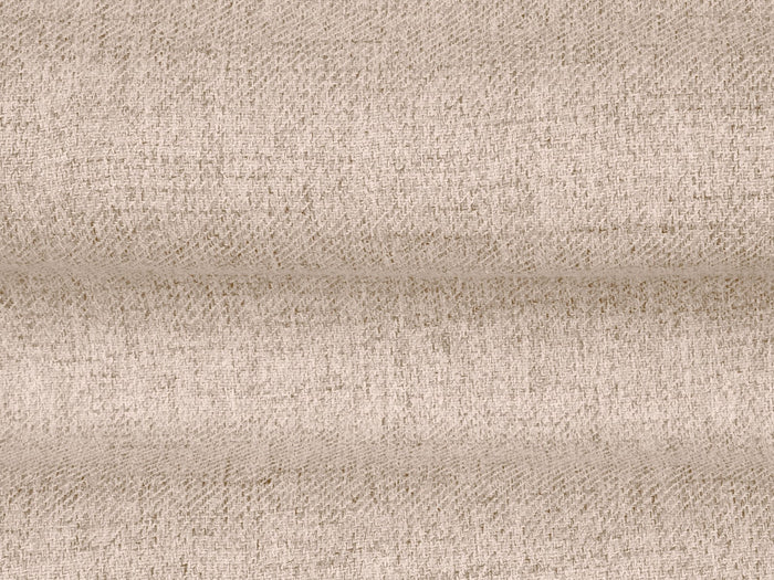 Cosmopolitan Design - Divano angolare destro "Bali" 5 posti in tessuto strutturato beige 