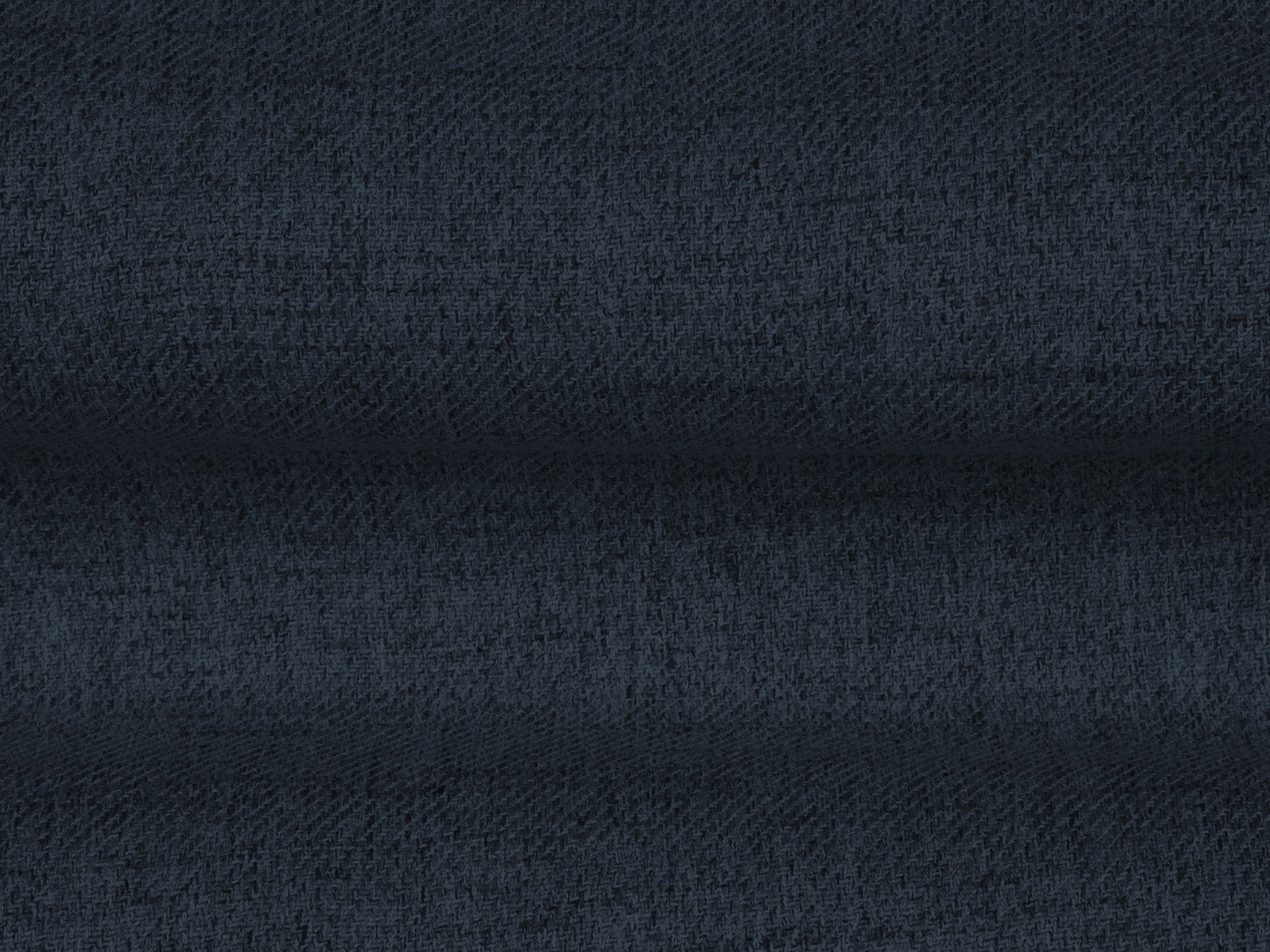 Cosmopolitan Design - Divano angolare destro "Bali" 5 posti in tessuto strutturato blu 