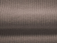 Cosmopolitan Design - Divano panoramico destro "Arendal" 7 posti in ciniglia con effetto a coste beige scuro 