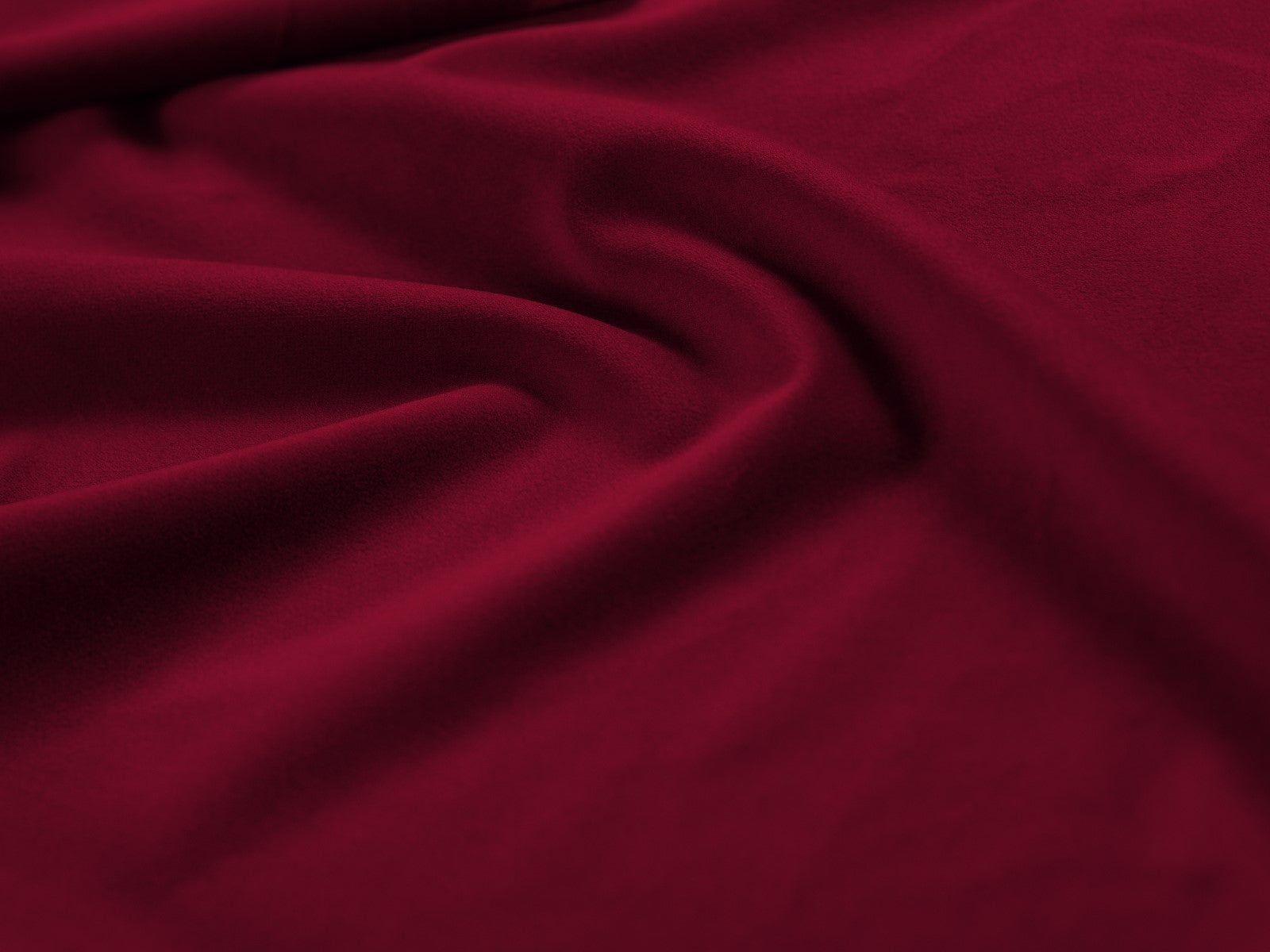 Cosmopolitan Design - Divano panoramico destro "Bali" 7 posti in velluto rosso 