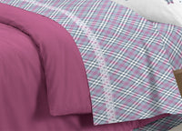 Completo Lenzuola Letto Pensieri Delicati 100% Cotone Dillo Alla Luna - Piazza E Mezza - Rosa