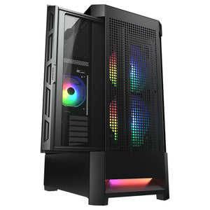 COUGAR AIRFACE RGB - PC CASE MID TOWER - VENTOLA RGB 2*140+120mm + CTRL
