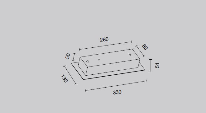 COVER PER DRIVER D'ESTERNO 100/200W ORO
