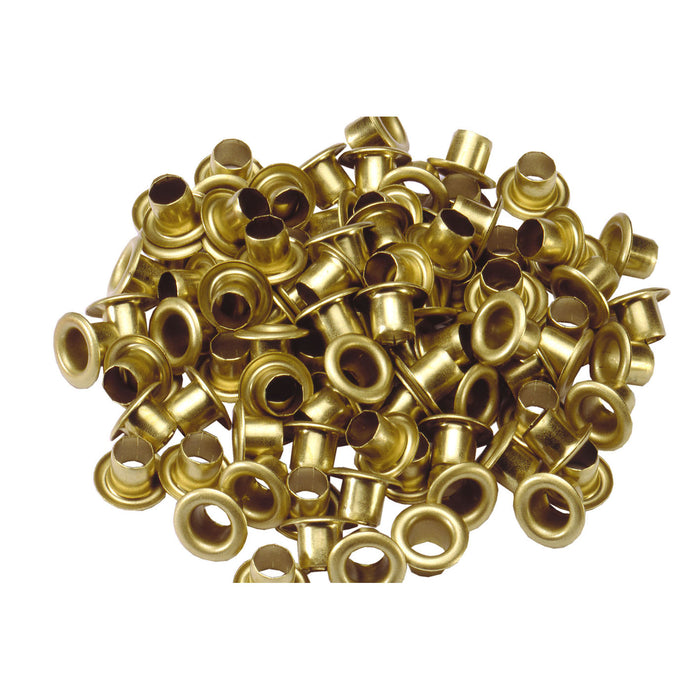Occhielli ottone Ã˜ 5,5 mm. 100 pz.