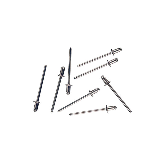 Rivetti ciechi in alluminio Ã˜ 4,0 x 8 mm. 50 pz.