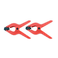 Morsetti a molla in plastica 2 pz. 150 mm.