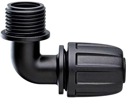 Raccordo curva ad angolo 13-16 mm attacco m 1/2 claber 91019