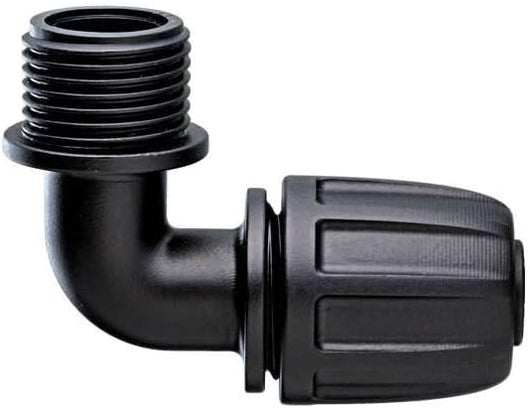 Raccordo curva ad angolo 13-16 mm attacco m 1/2 claber 91019