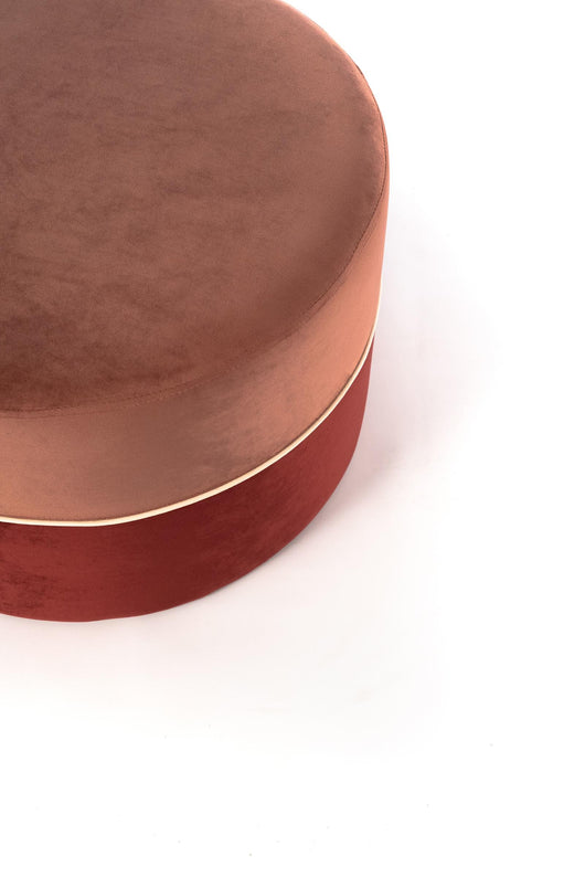 Olivia - Pouf in velluto rosa