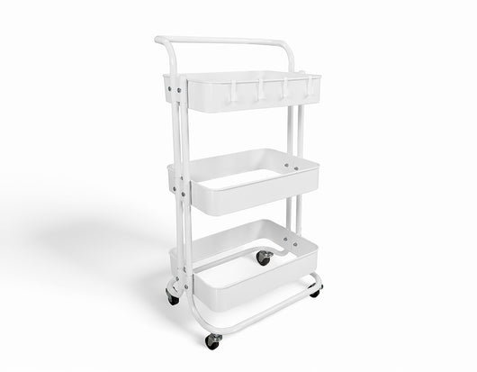 Carrellino cucina portaoggetti carrellino con ruote salvaspazio – Leo