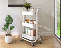 Carrellino cucina portaoggetti carrellino con ruote salvaspazio – Leo