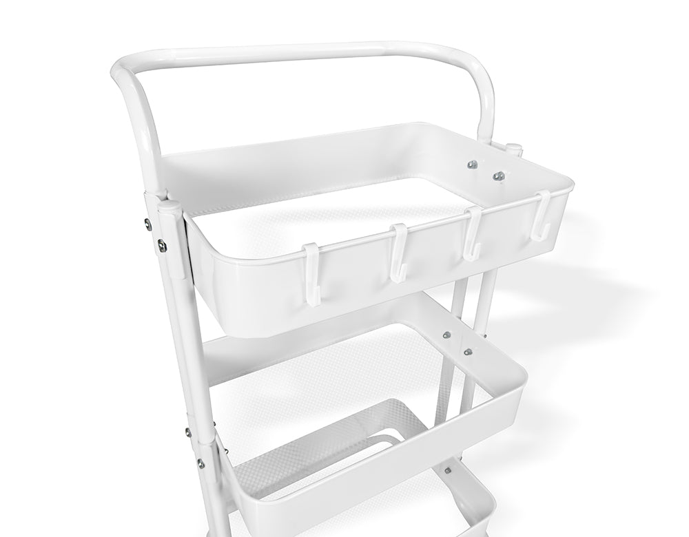 Carrellino cucina portaoggetti carrellino con ruote salvaspazio – Leo