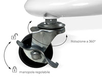 Carrellino cucina portaoggetti carrellino con ruote salvaspazio – Leo