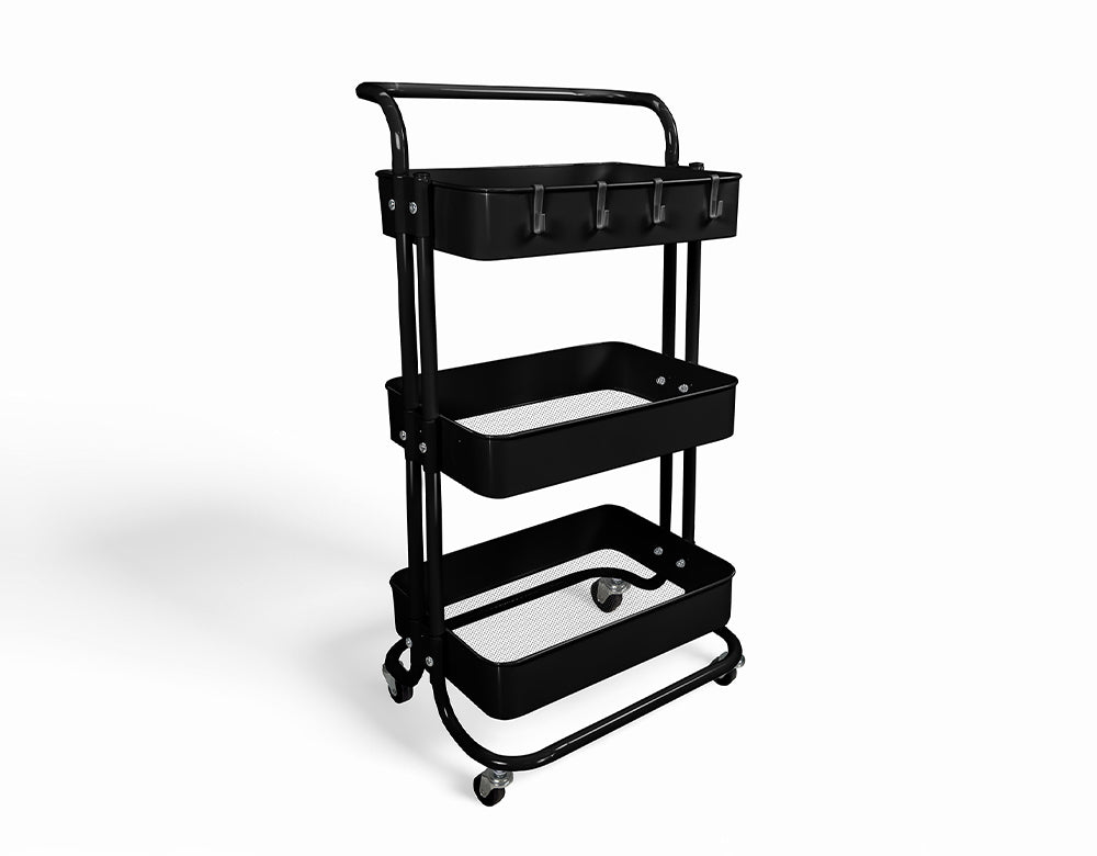 Carrellino cucina portaoggetti carrellino con ruote salvaspazio – Leo