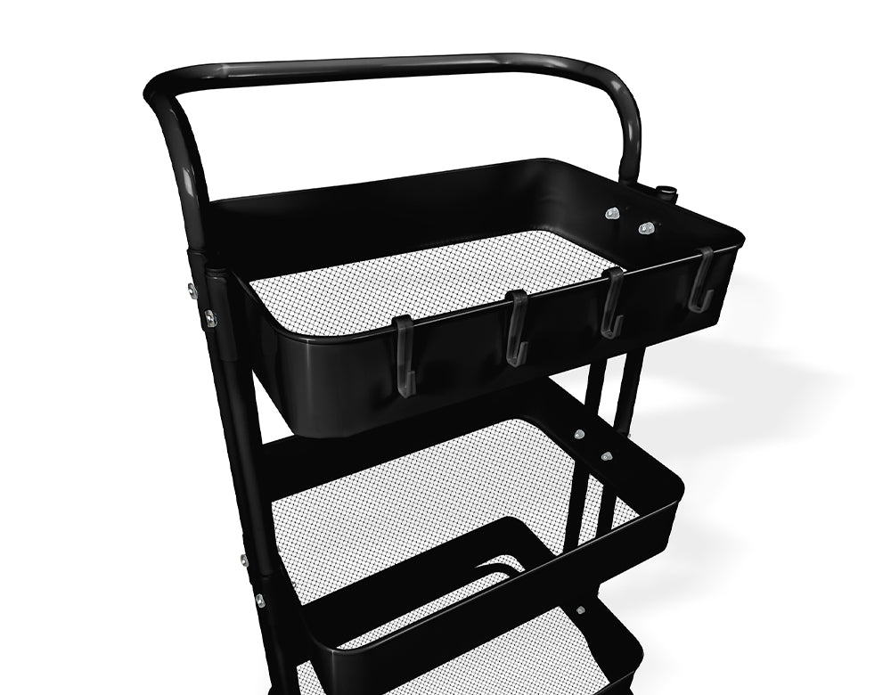 Carrellino cucina portaoggetti carrellino con ruote salvaspazio – Leo