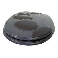 Sedile copri wc universale frizionato fantasia mdf chiusura rallentata *** fantasia stones on water, confezione 1