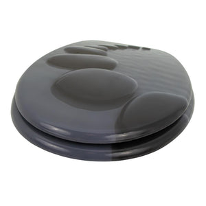 Sedile copri wc universale frizionato fantasia mdf chiusura rallentata *** fantasia stones on water, confezione 1