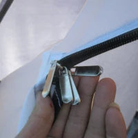 Tenda da Campeggio 3 4 Persone a Cupola Leggera e Ventilata con Porte con Zip, 320 x 240 x 130 cm Blu Scuro Grigio Chiaro