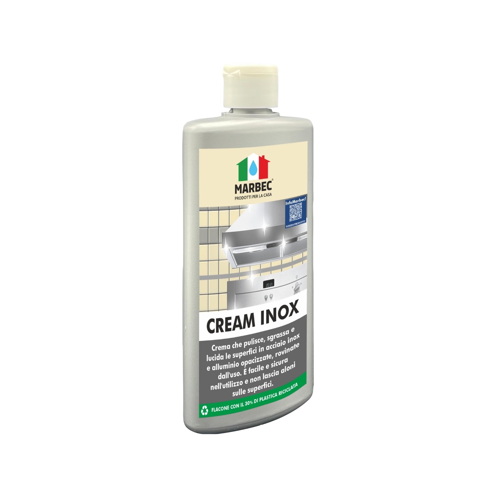 Crema Lucidante per la Pulizia dell'Acciaio Inox CREAM INOX 250GR