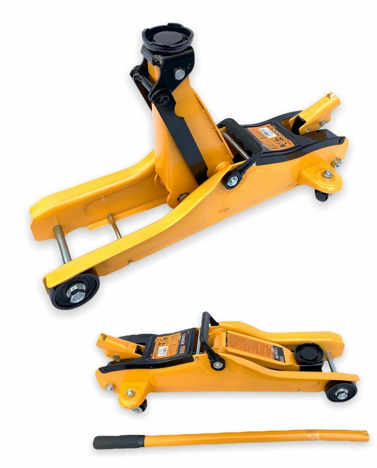 CRICK AUTO 2.5T CRIC CARRELLO SOLLEVATORE RIBASSATO BASSO da 85 a 325mm 651311