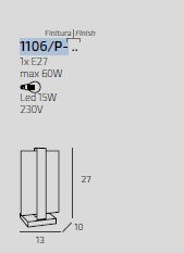CROSS PORTATILE 1 LUCE SABBIA 1106-P-SA