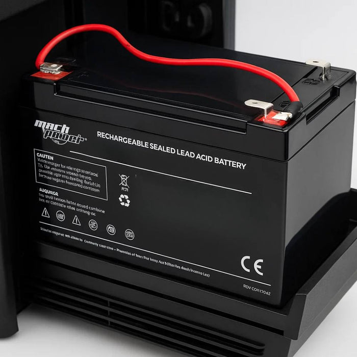 Mach power batteria al piombo 12v 9ah vrla agm ricaricabile per ups e sistemi di backup