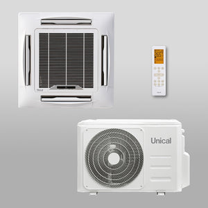 Climatizzatore Condizionatore Unical Cassetta 4 Vie R-32 18000 btu CS11 18H Gas R-32 Wi-Fi Optional A++\A+