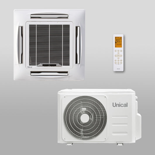 Climatizzatore Condizionatore Unical Cassetta 4 Vie R-32 18000 btu CS11 18H Gas R-32 Wi-Fi Optional A++\A+