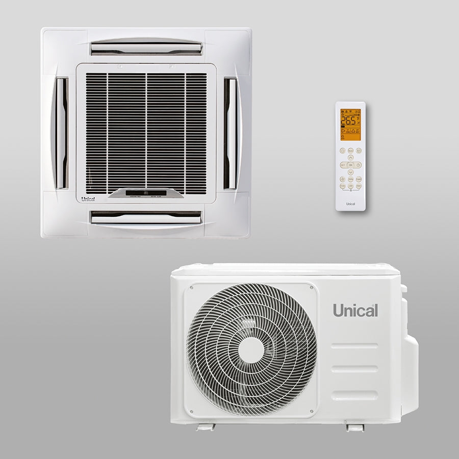 Climatizzatore Condizionatore Unical Cassetta 4 Vie R-32 18000 btu CS11 18H Gas R-32 Wi-Fi Optional A++\A+