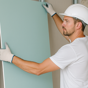 // solo amazon // lastra cartongesso gypsotech ba13 aqua tipo h2 ambienti umidi 120x200 cm fassa