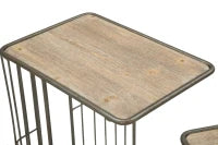 Tavolinetti Industry Coppia Cm 50.5X36X68-44X31X62