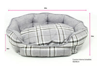 Cuccia Cane Gatto Letto Cuscino Per Animali Materasso Morbido Vari Modelli - Cuccia - Tartan