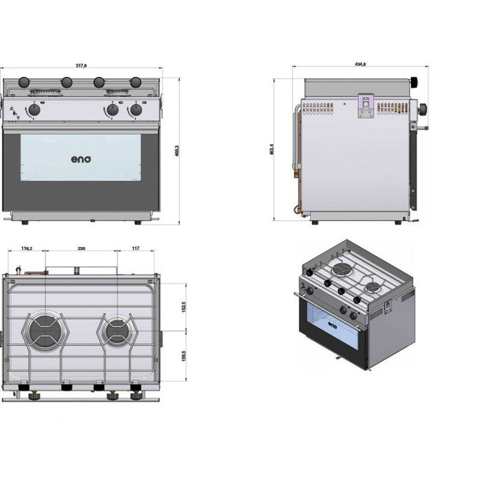 CUCINA CON FORNO ONE