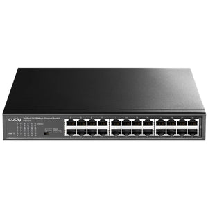 CUDY FS1024 - 24-PORT 10/100 MBPS METAL SWITCH