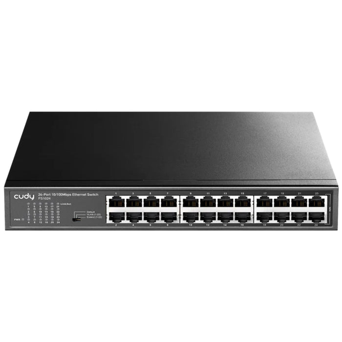 CUDY FS1024 - 24-PORT 10/100 MBPS METAL SWITCH