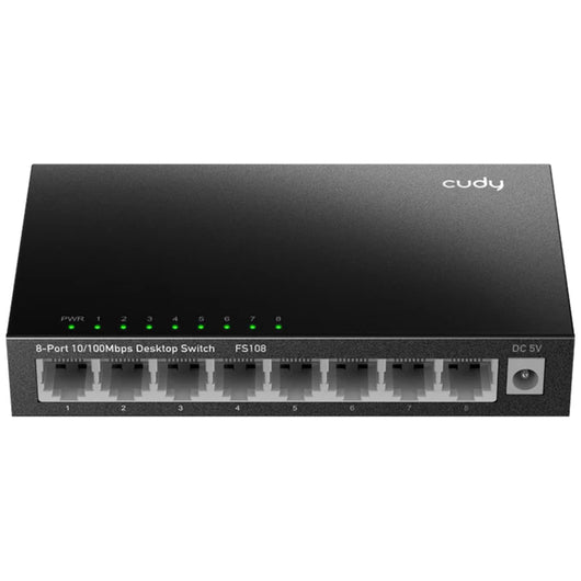 CUDY FS108 - 8-PORT 10/100 MBPS METAL SWITCH
