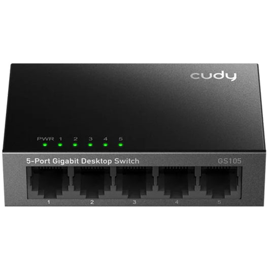 CUDY GS105 - 5-PORT GIGABIT METAL  SWITCH