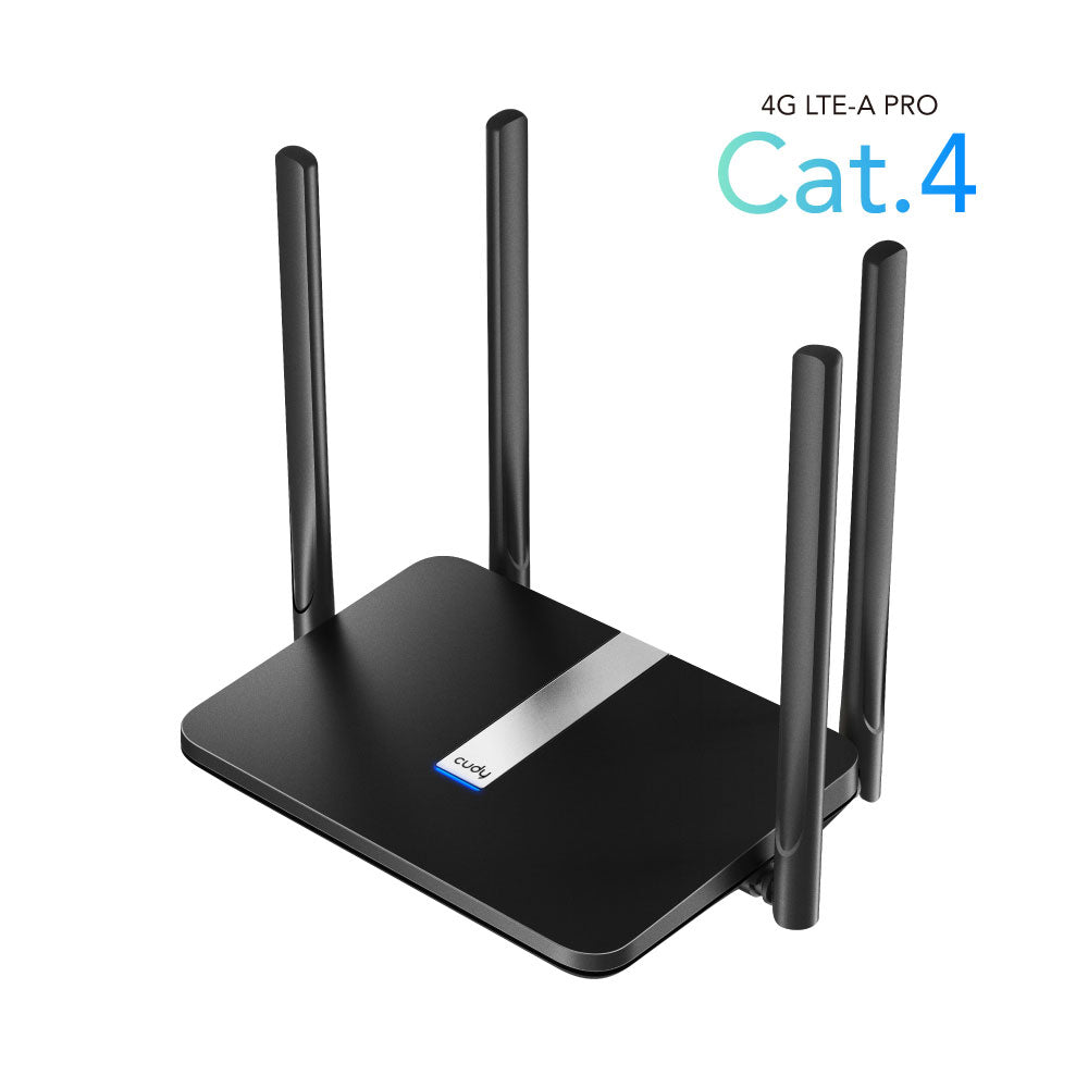 CUDY Router WiFi 4G LTE AC1200 Dual Band 4G LTE AC1200