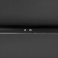 Dondolo da Giardino a 3 Posti Grand Confort Tetto Impermeabilizzato Inclinazione Regolabile Seduta e Schienale Ergonomici Acciaio Tessilene Grigio